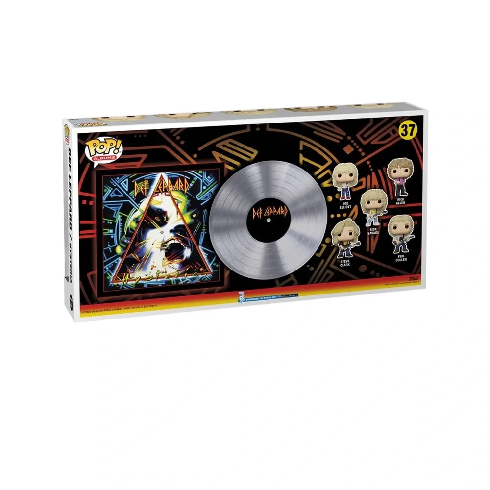 Funko Pop! 2022 Album Deluxe:Def Leppard - Hysteria Vinyl Figures Limited Ed NIB - Picture 2 of 6